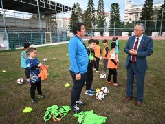 Başkan Topaloğlu, Geleceğin Futbolcularıyla Bir Araya Geldi